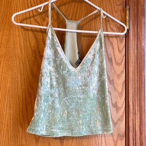 Green tank top